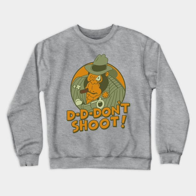 Mugs Murphy Dave Lister D-D-Don't Shoot Crewneck Sweatshirt by Meta Cortex